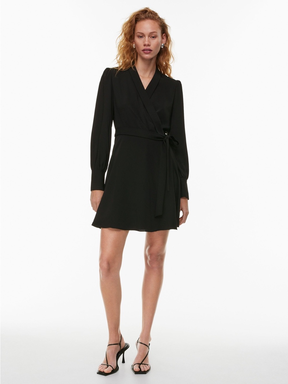 Aritzia Babaton Hyde Mini Dress in Black Size Small